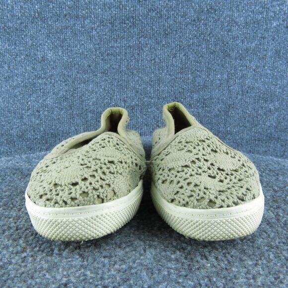 MIA girl Slip On Women Loafer Shoes Size‎ 7 Medium Beige Fabric Slip On - Picture 2 of 9